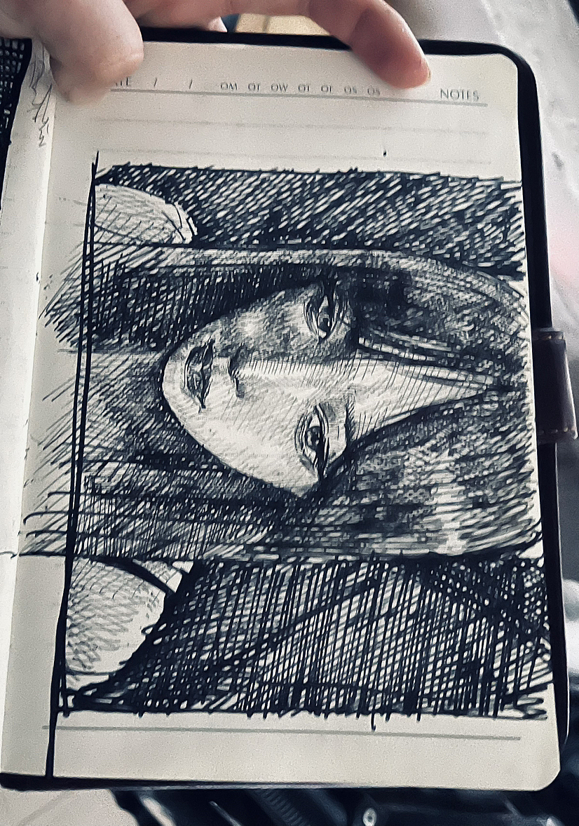 速写人物肖像练习（图ZMzY3OTk3MTk2） - 创作习作 - 站酷设计师文森特_少年原创素材 - 站酷ZCOOL