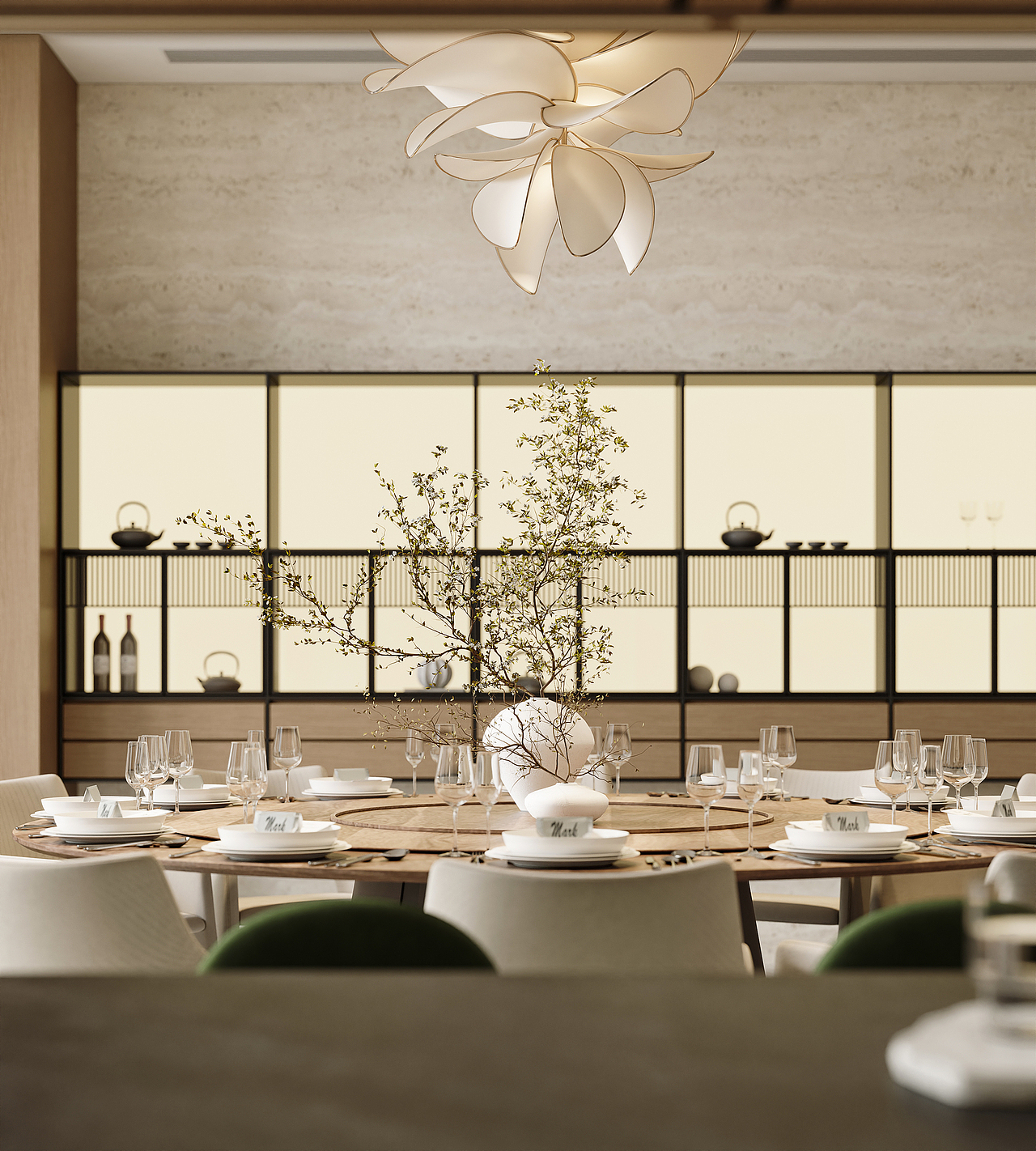 东方诧寂——别墅大宅效果图案例