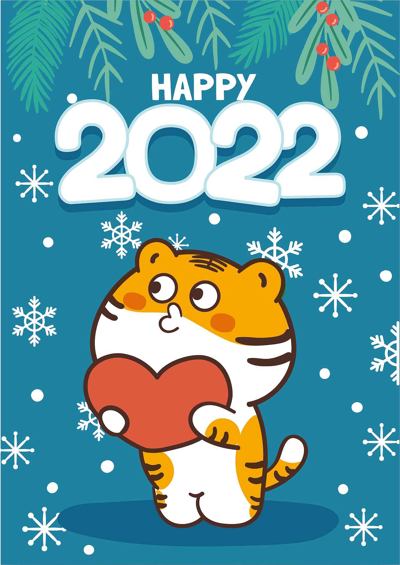 虎萌萌2022海报ip卡通形象（图ZMjgzMTIwNzEy） - 商业插画 - 站酷设计师阿茹生肖IP原创素材 - 站酷ZCOOL