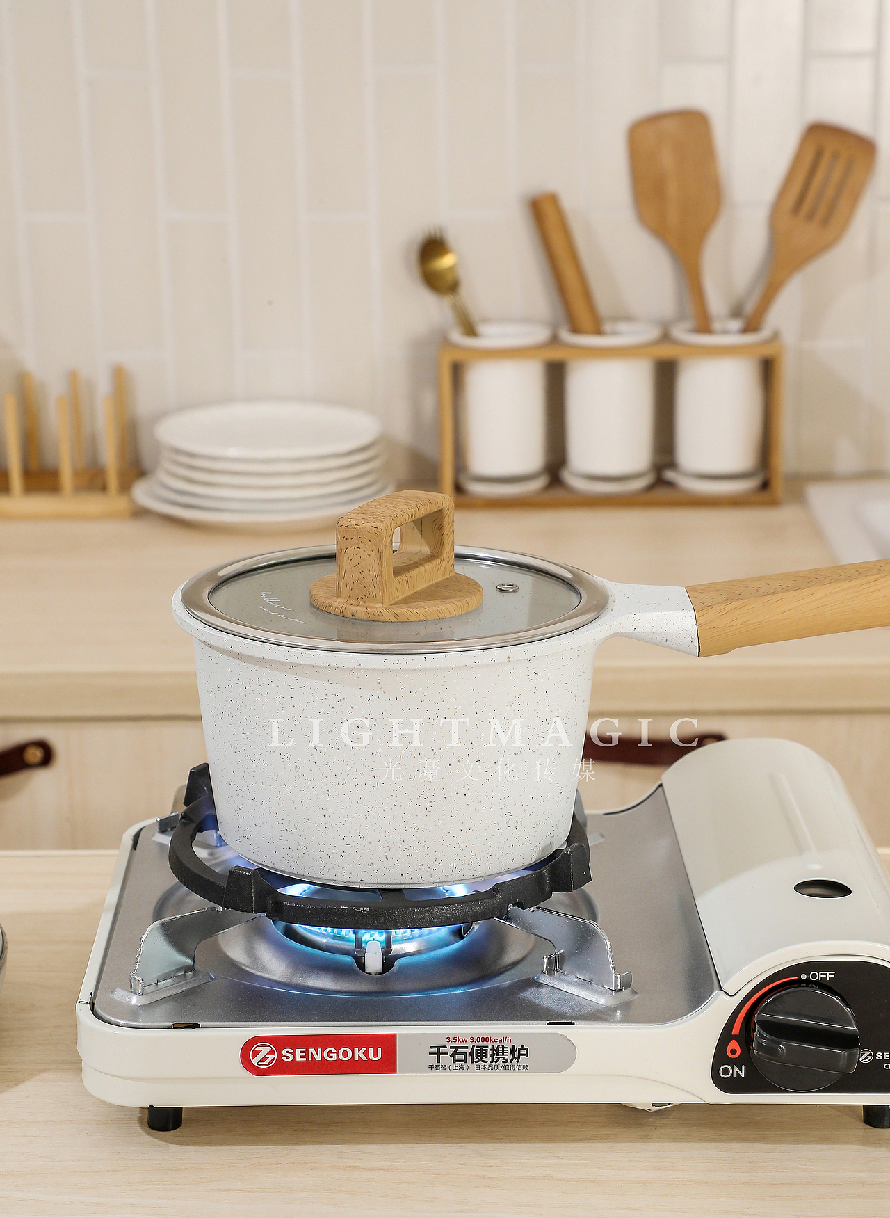 百货摄影|煤气炉支架拍摄