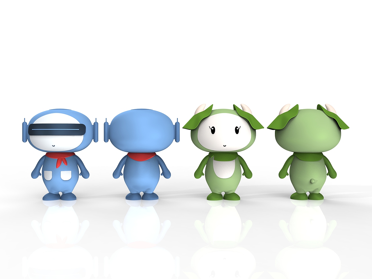 indare x 雄安吉祥物