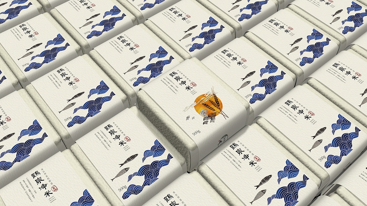 「鹤泉净米」品牌包装设计（图ZMTI1OTIyNzIw） - 包装 - 站酷设计师xujingfeng设计原创素材 - 站酷ZCOOL