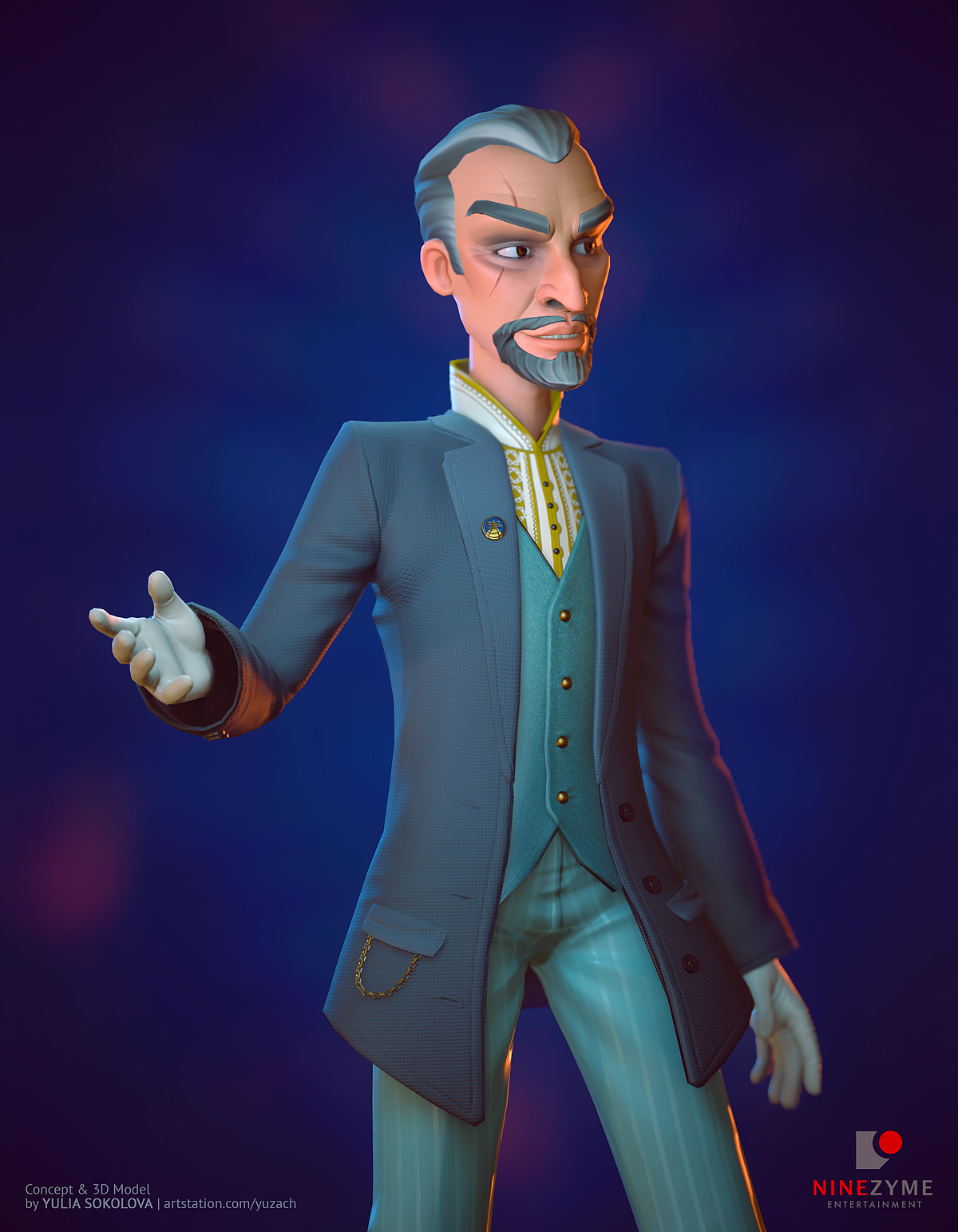 三维动漫人物设计过程-三维建模|动漫|动画片|火星人教育培训_原创