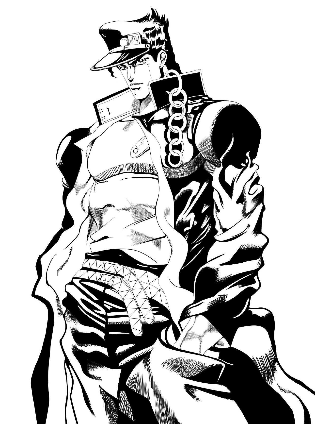 jojo奇妙冒险 临摹手绘