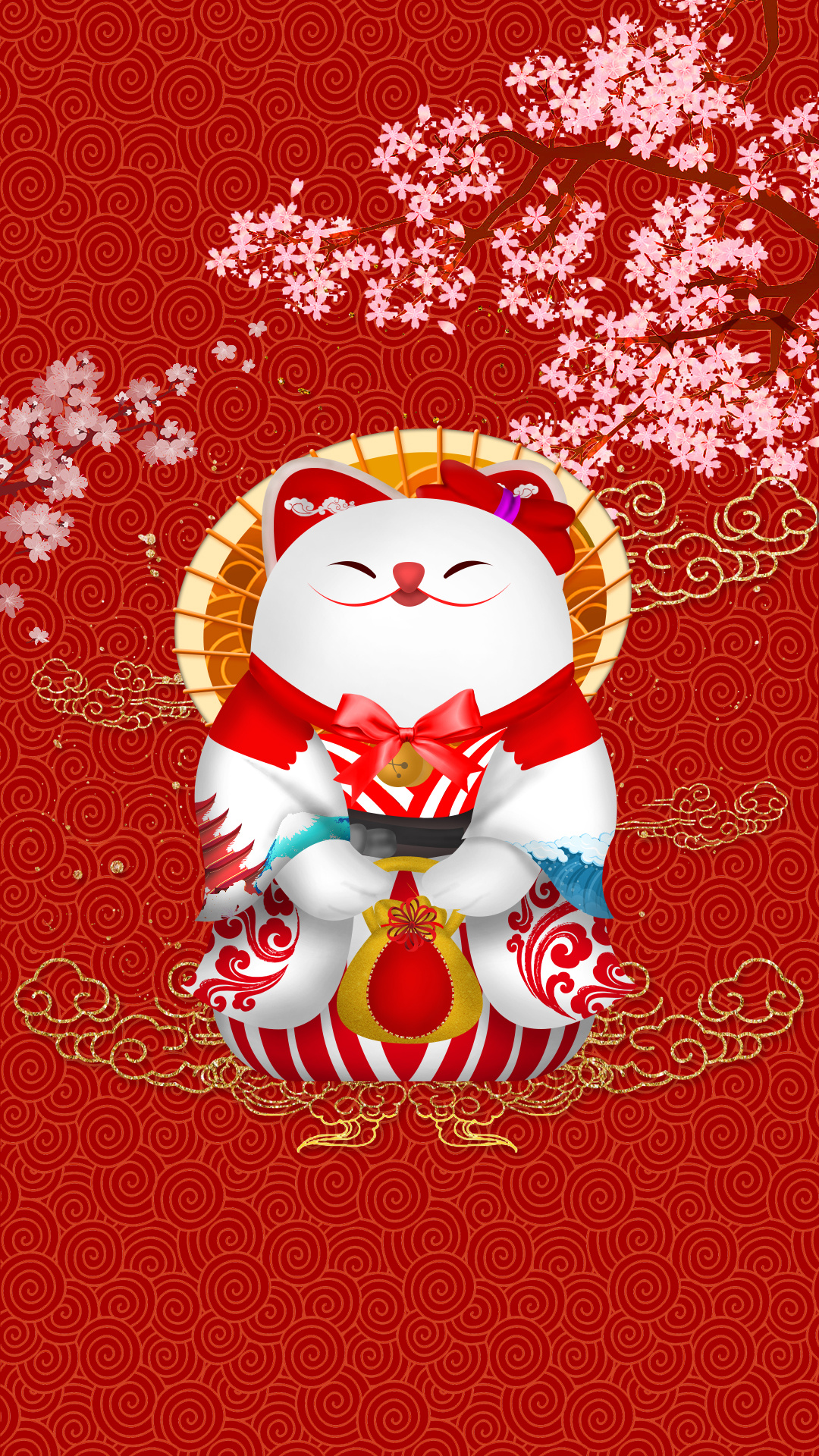 和风招财猫|插画|创作习作|rosenbill - 原创作品 - 站酷 (zcool)