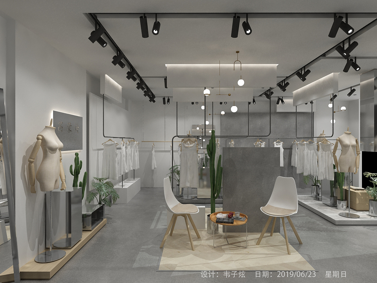 女装店（图ZMTczODIwNTYw） - 展陈设计 - 站酷设计师境域空间设计原创素材 - 站酷ZCOOL