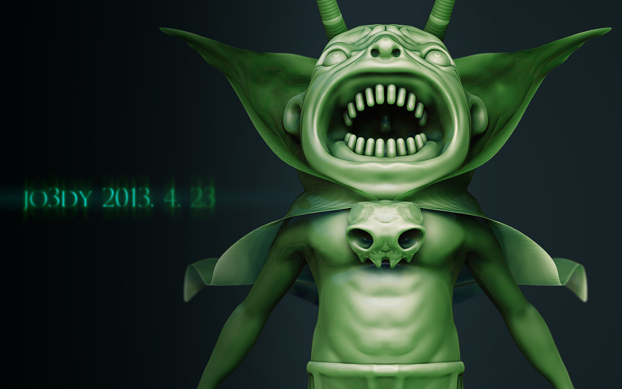 绿鬼hungryboy|三维|人物/生物|daddy_jord - 原创作品 - 站酷 (zcool