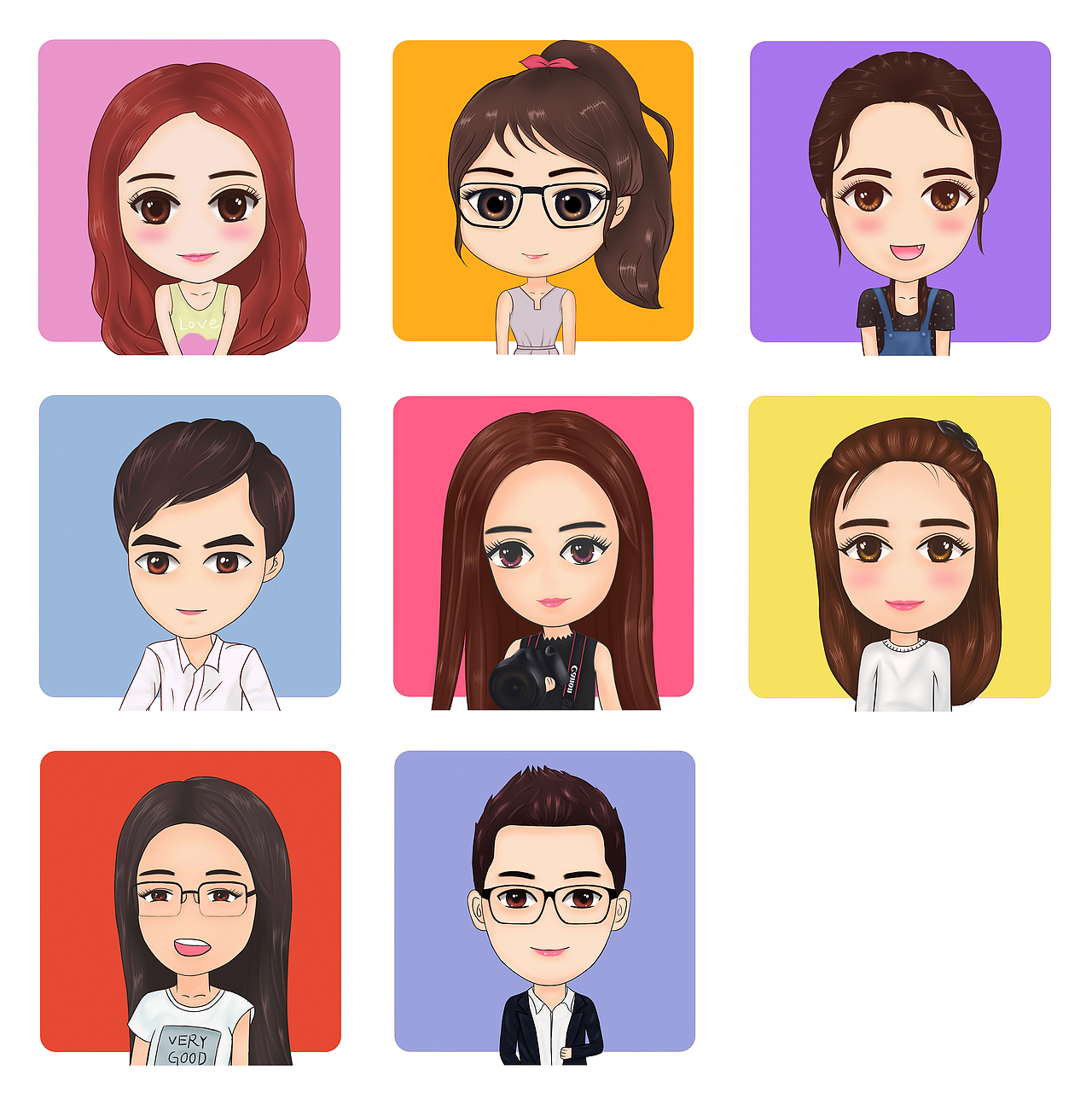 2016年q版人物头像合集