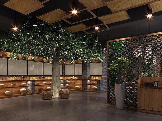 郑州时尚餐厅装修设计京创装饰设计公司