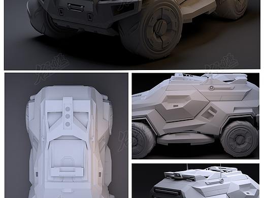 装甲车灰模