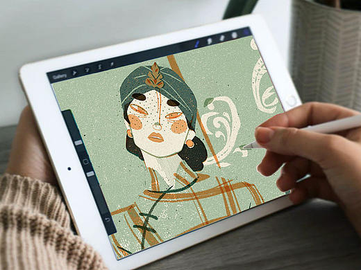 IPAD PRO+PROCREATE 人物插画