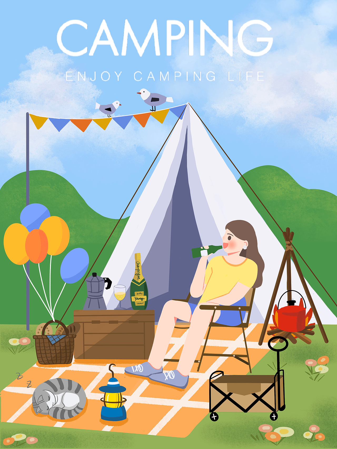 生活场景（图ZMzE5NzQwMzY0） - 创作习作 - 站酷设计师YANG一只羊原创素材 - 站酷ZCOOL