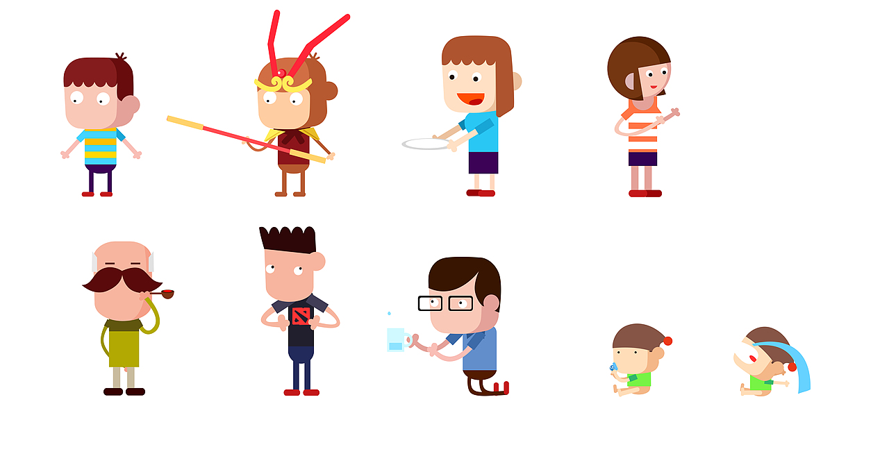 短片及海报人设等