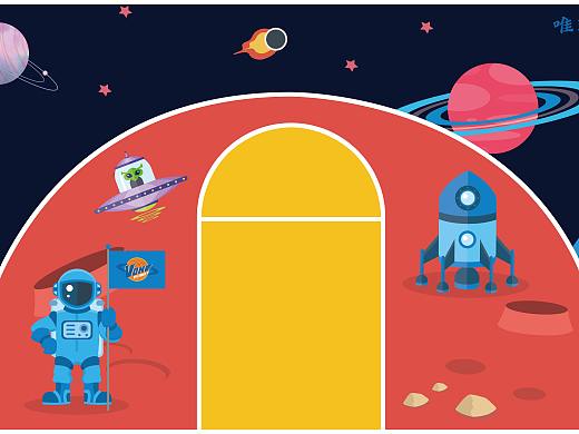 唯玩星球兒童籃球場(chǎng)（個(gè)人主頁-ZNTM1Njk0MjA=） - 宣傳物料 - 站酷設(shè)計(jì)師歪頭菠菜原創(chuàng)素材 - 站酷ZCOOL