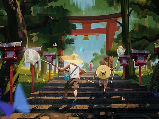 光影套索小品4张