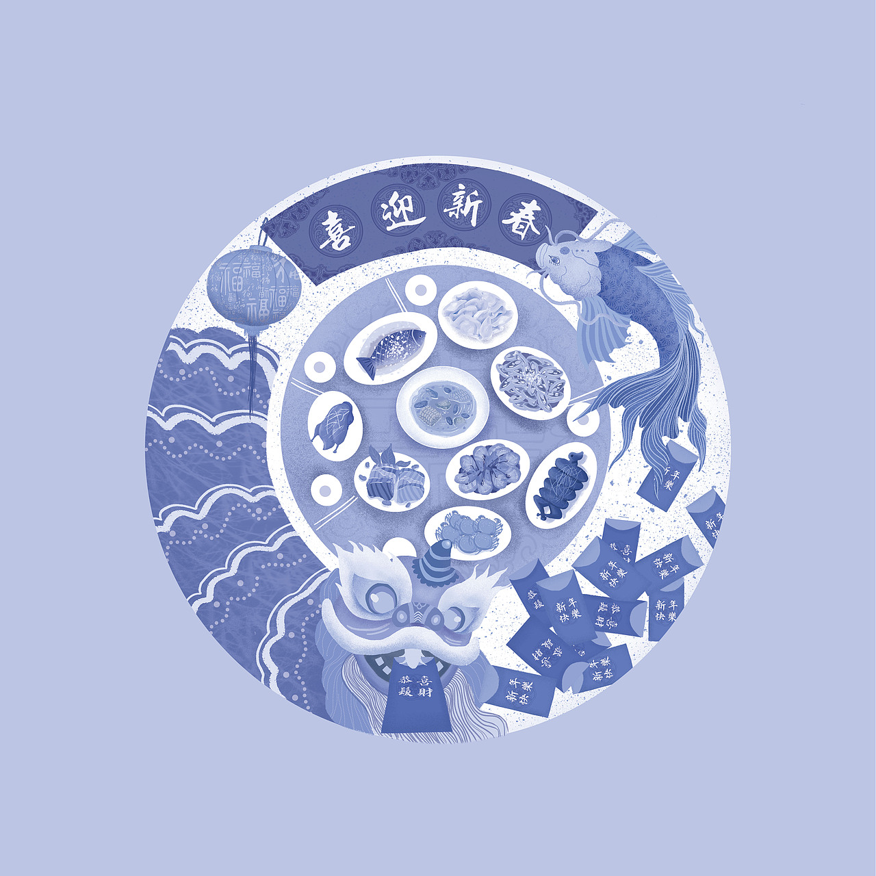 中国七大传统节日（图ZMjcyNzE5MzA0） - 商业插画 - 站酷设计师San的三三原创素材 - 站酷ZCOOL
