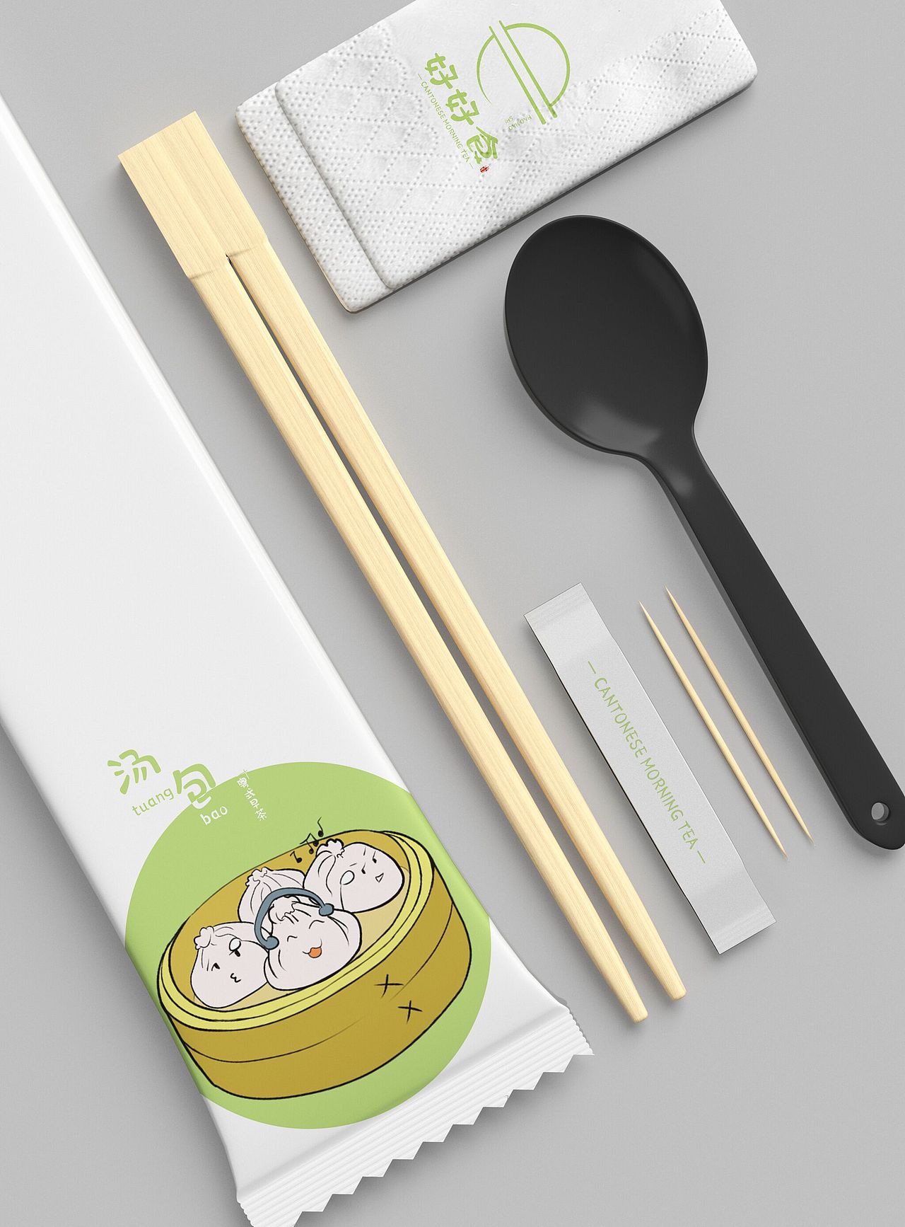 “好好食”粤式早茶品牌视觉形象设计（图ZMjgxODE1NTA0） - 品牌 - 站酷设计师小小小何同学原创素材 - 站酷ZCOOL