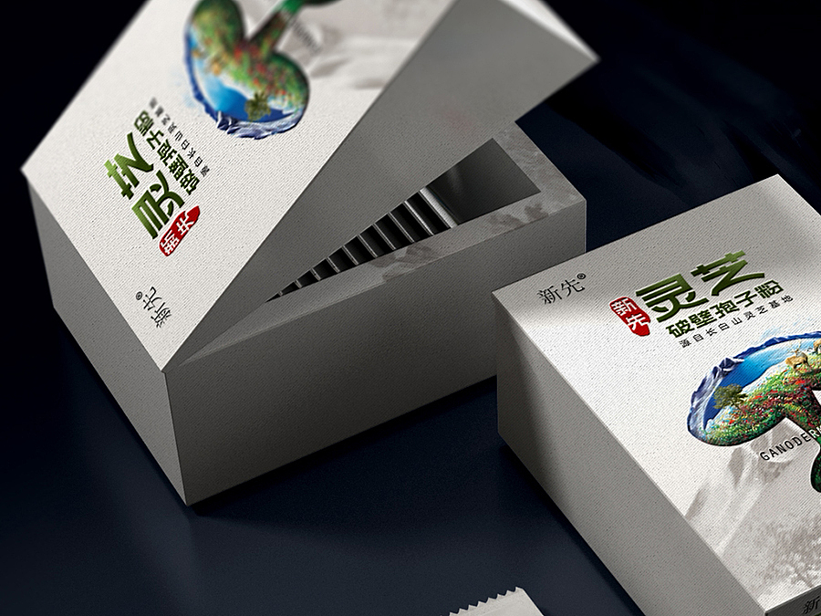 新先灵芝包装设计