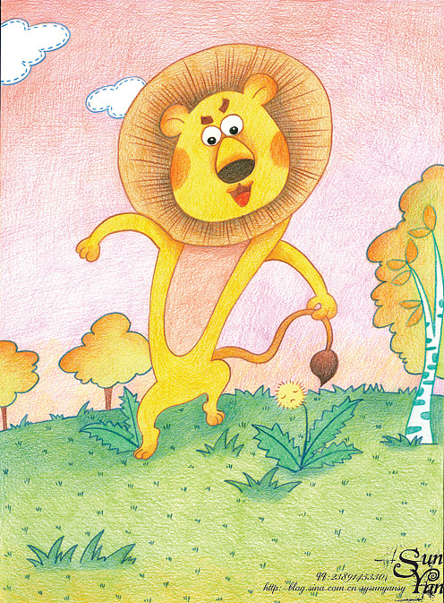 末末的彩铅世界—手绘画报故事插图(2)|插画|儿童插画|末末的彩铅世界