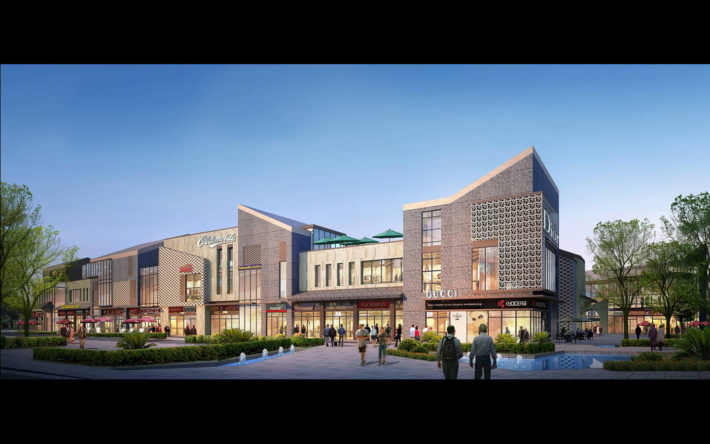 华山悠然谷商业街规划设计