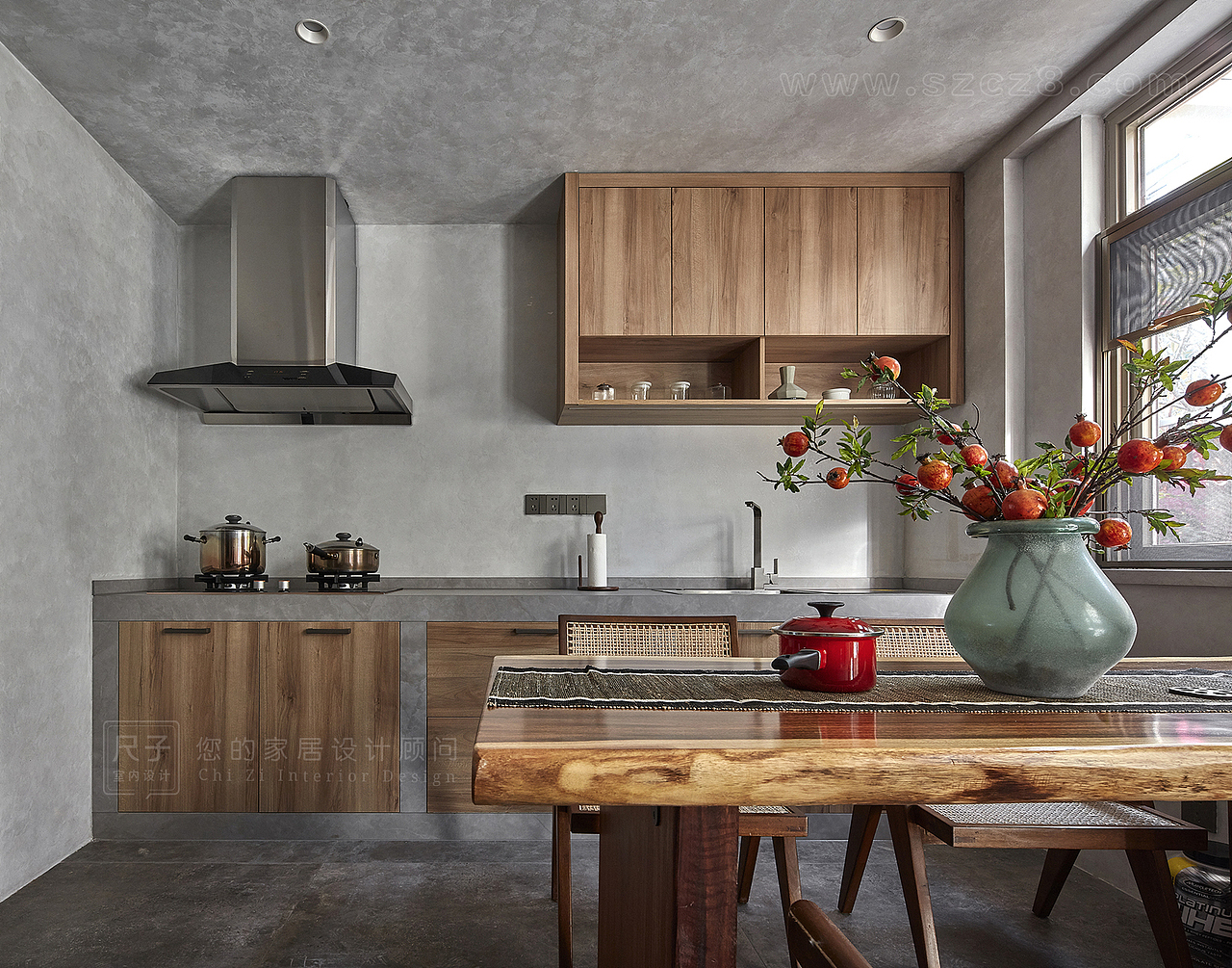 禅意工业风，侘寂之美（图ZMjExNjAyNjQw） - 家装设计 - 站酷设计师深圳尺子室内设计原创素材 - 站酷ZCOOL