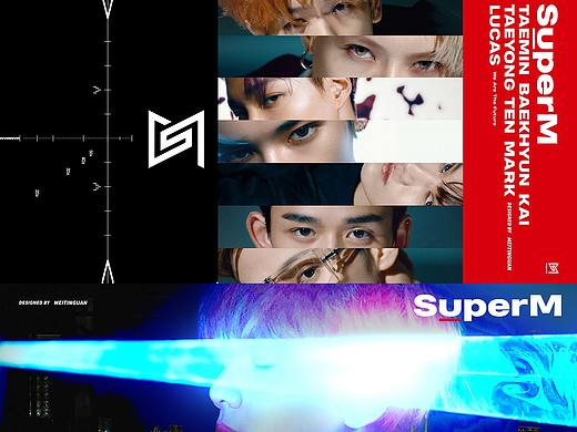 SuperM 排版设计