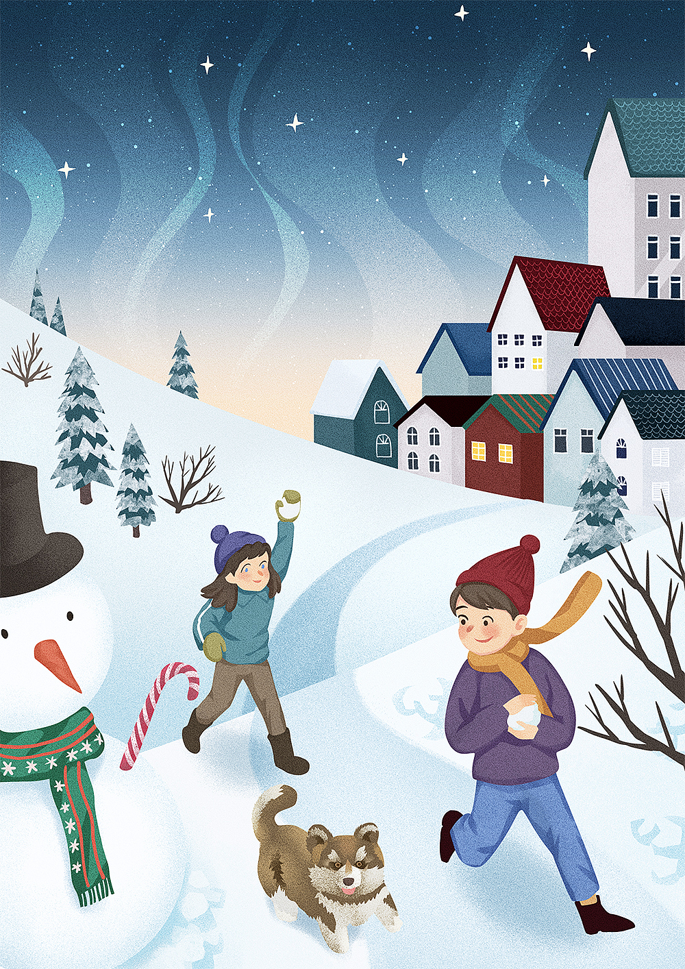 标签四季季节插画作品信息创