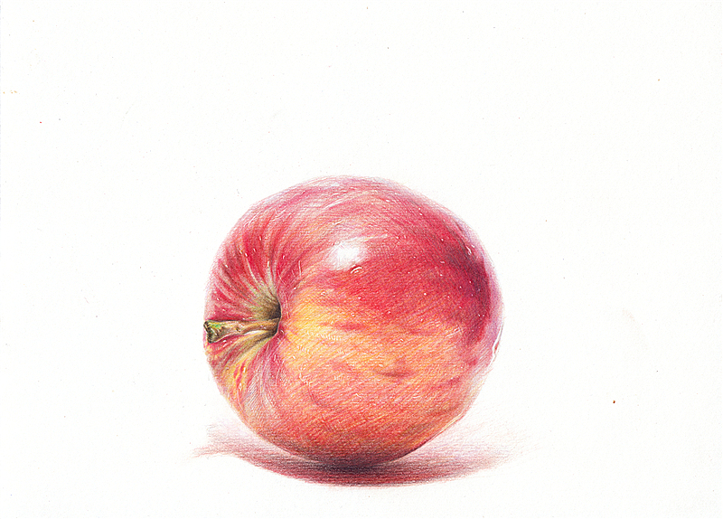 纸上彩铅--《苹果》随录 扫描版