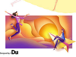 噪點插畫臨摹練習