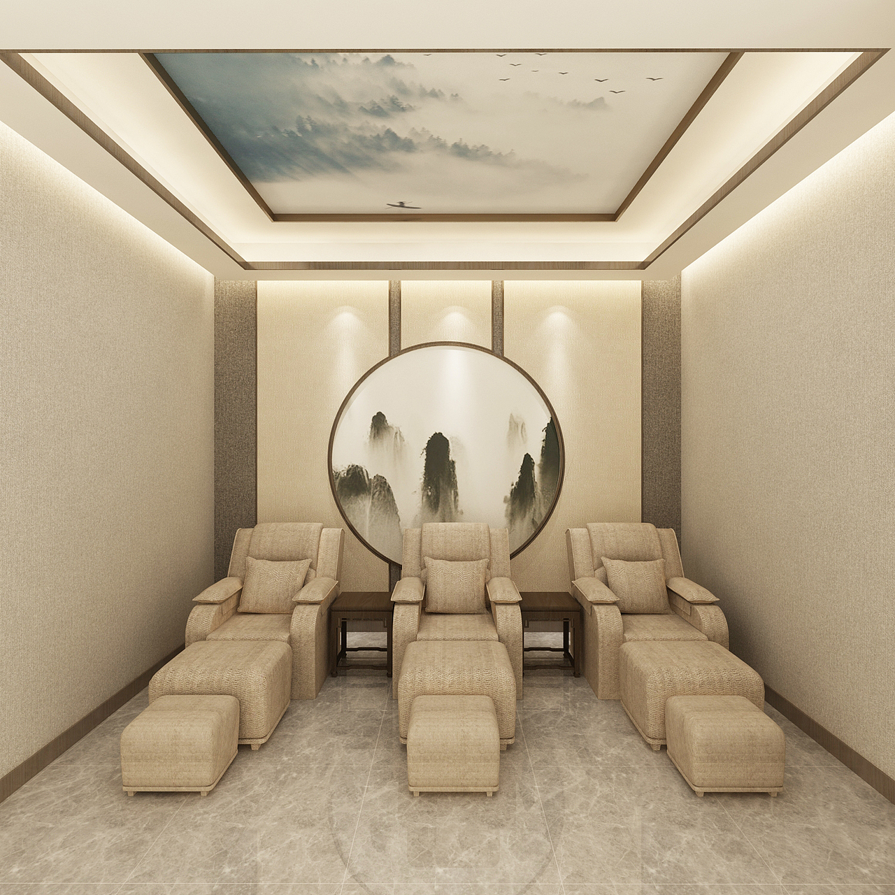 现代足疗店面设计