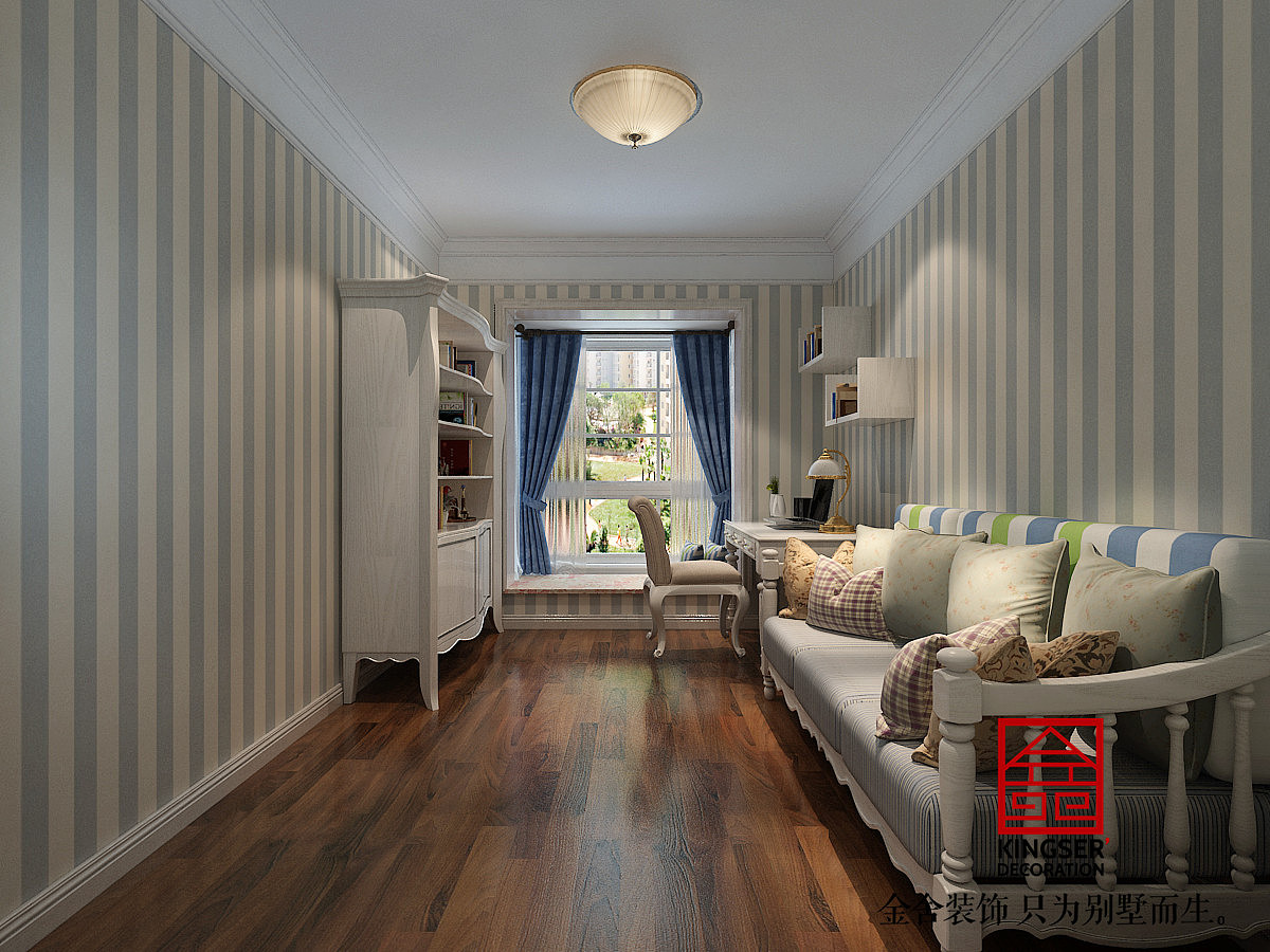 金舍装饰—阿尔卡迪亚荣盛城美式怎么装？