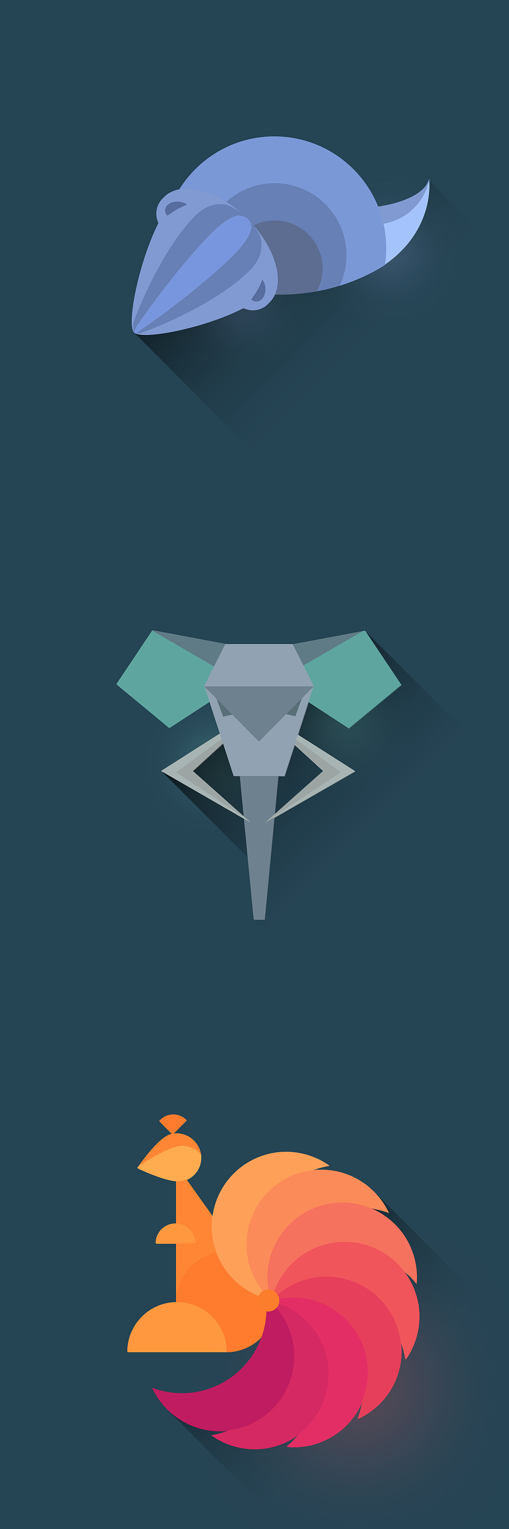 渐变-动物图形设计|平面|图案|乎尔_原创作品-站酷zcool