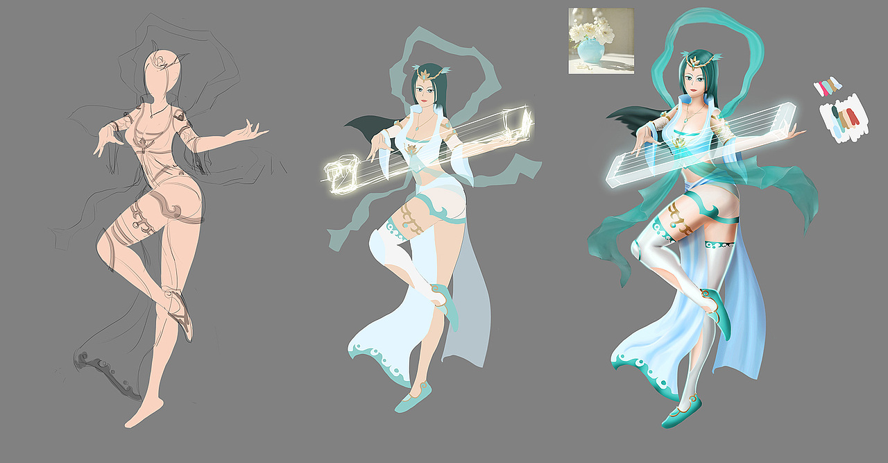 【量變到質(zhì)變】2017手繪練習(xí)總結(jié)（圖ZMTAxMjI3Nzg4） - 游戲原畫 - 站酷設(shè)計師海邊的風(fēng)原創(chuàng)素材 - 站酷ZCOOL