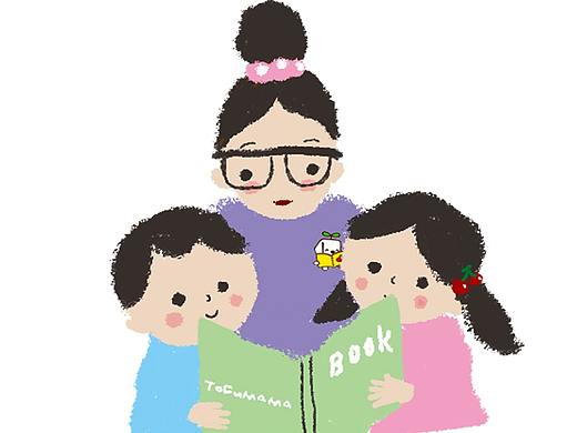   亲子阅读卡通形象