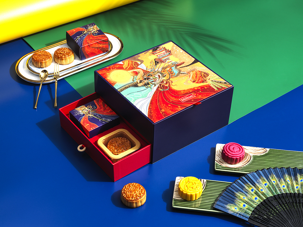 希尔顿月饼礼盒