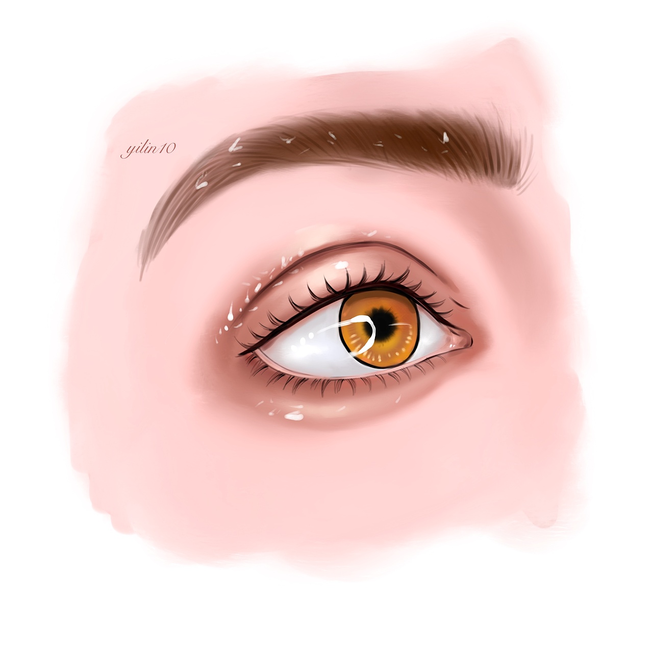 服装设计-procreate插画-五官|插画|商业插画|零一手绘 - 原创作品