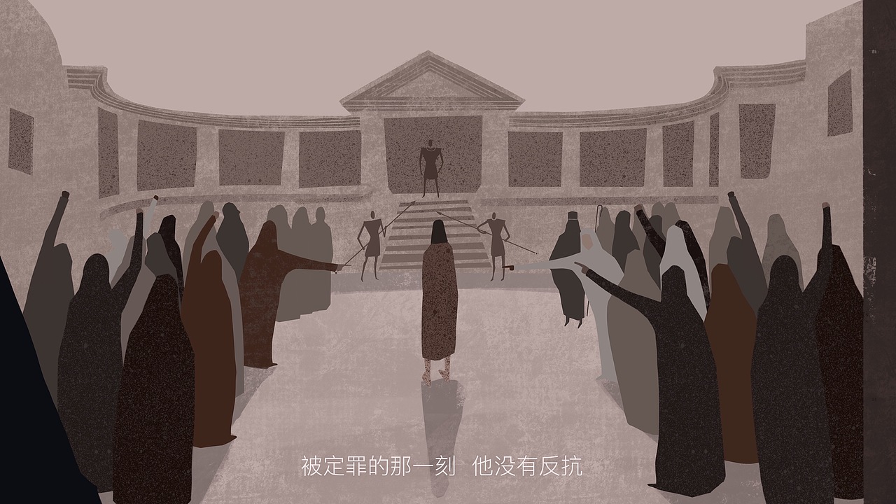 【绘】受难日（图ZMjA3ODA1OTk2） - 商业插画 - 站酷设计师昕瞳ZHOU原创素材 - 站酷ZCOOL