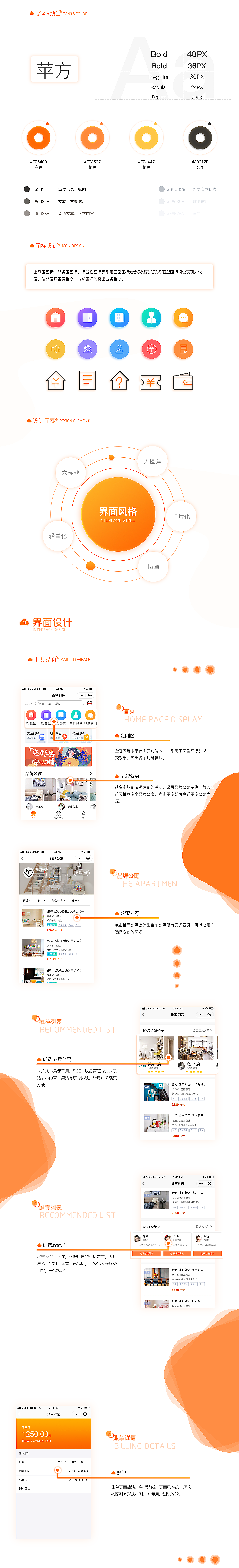 蘑菇租房APP设计（图ZMjIyNzU4MjIw） - APP界面 - 站酷设计师PR彭榕原创素材 - 站酷ZCOOL