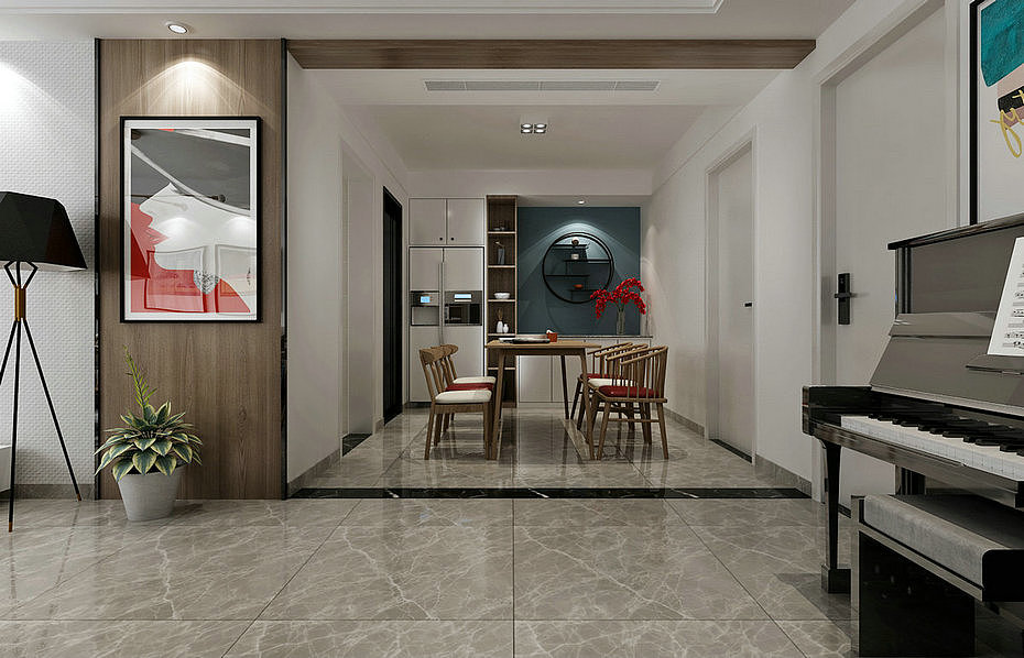 泰安天竹佳苑装修 | 天竹佳苑140m²现代风格装修效果图