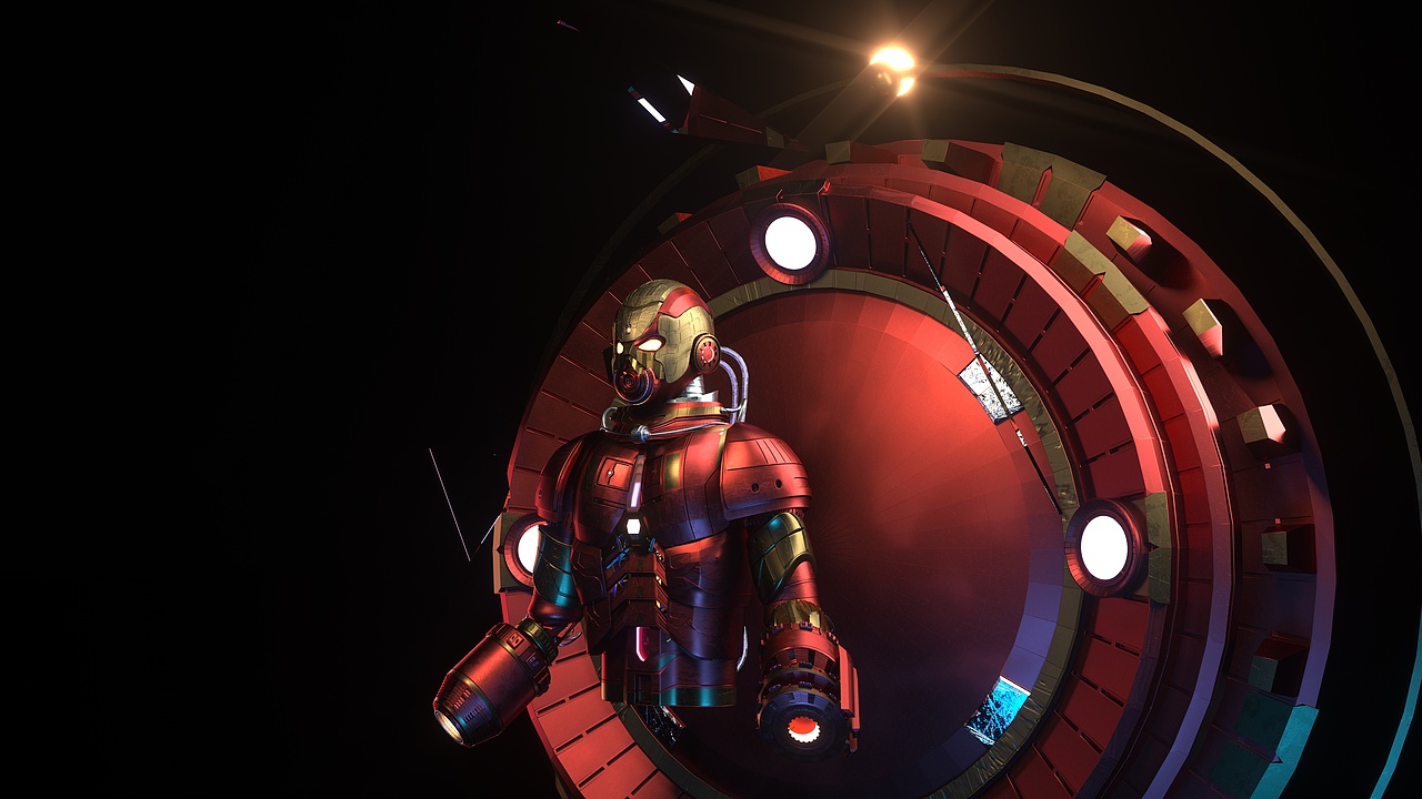 关于C4D机械人物建模的尝试-阿肯（图ZMTczNzEwMTEy） - 机械/交通 - 站酷设计师Akon阿肯原创素材 - 站酷ZCOOL