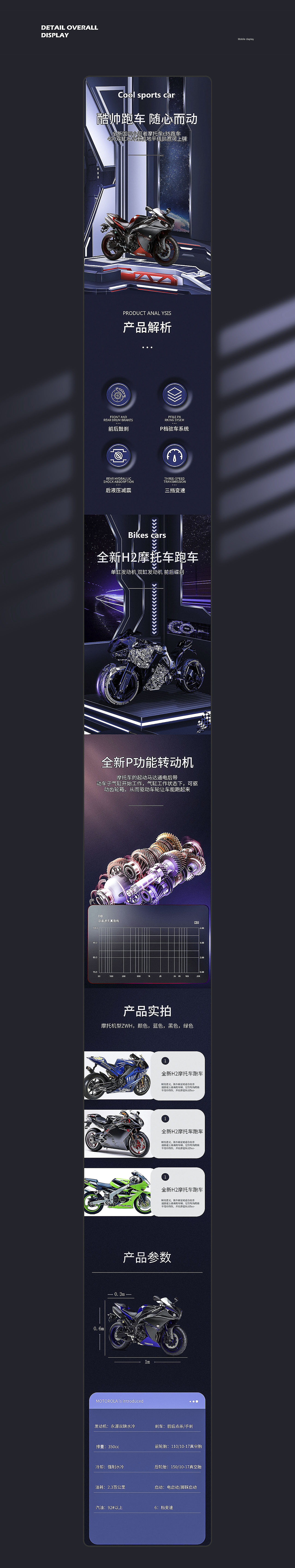 机车详情页（图ZMjgzMjY0ODg4） - 电商 - 站酷设计师UI工作设计工作室原创素材 - 站酷ZCOOL