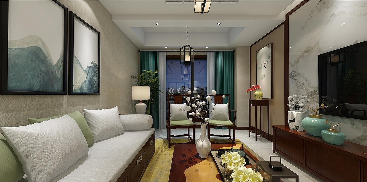 九城时光装修案例效果图-谢家湾九城时光在建工地