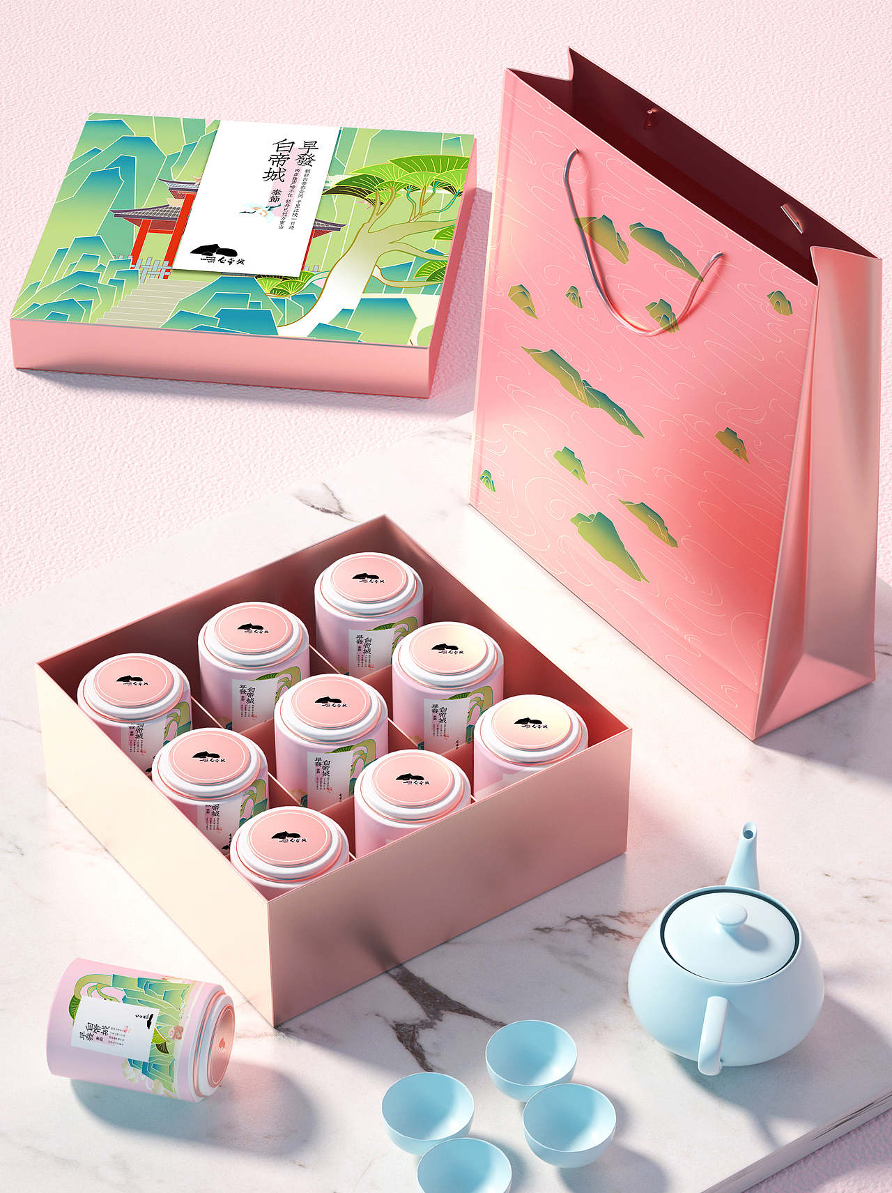 《白帝城》文创设计