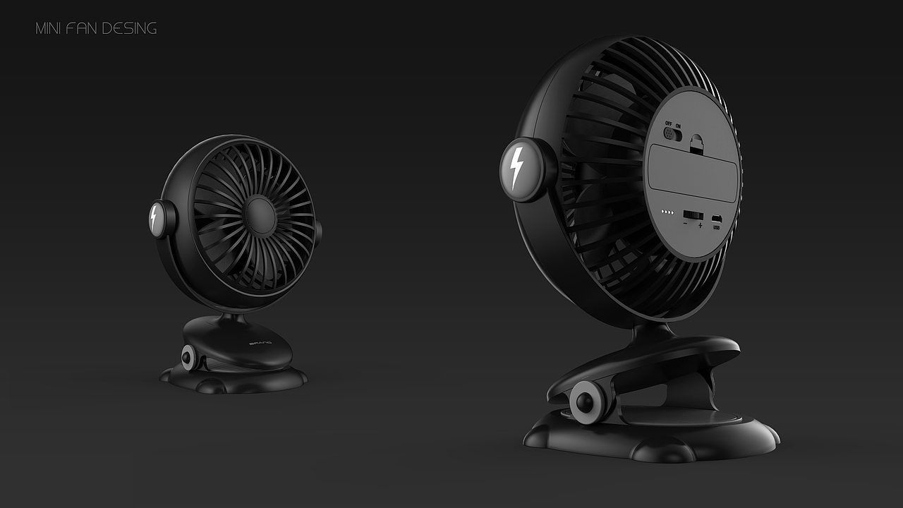 夹子小风扇|工业/产品|生活用品|巧创_jimmysr_原创作品-站酷zcool