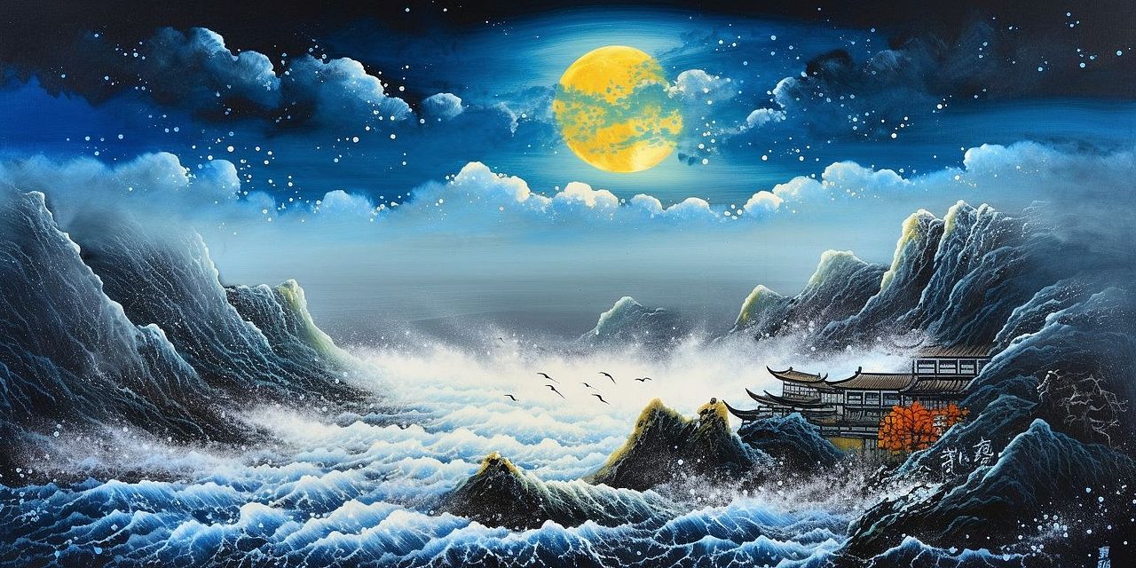 用ai为初高中课文画了一组插画（图ZMzM1NDg4MDc2） - AI作品 - 站酷设计师是个画师了哦原创素材 - 站酷ZCOOL