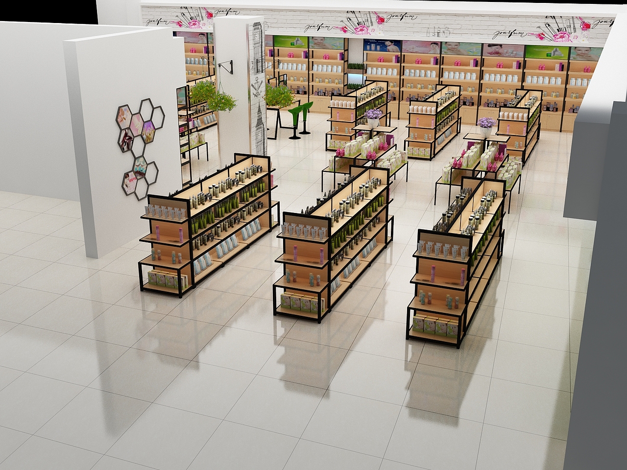 卖场货架,新款货架,NOME文具书店展示柜,书店木质