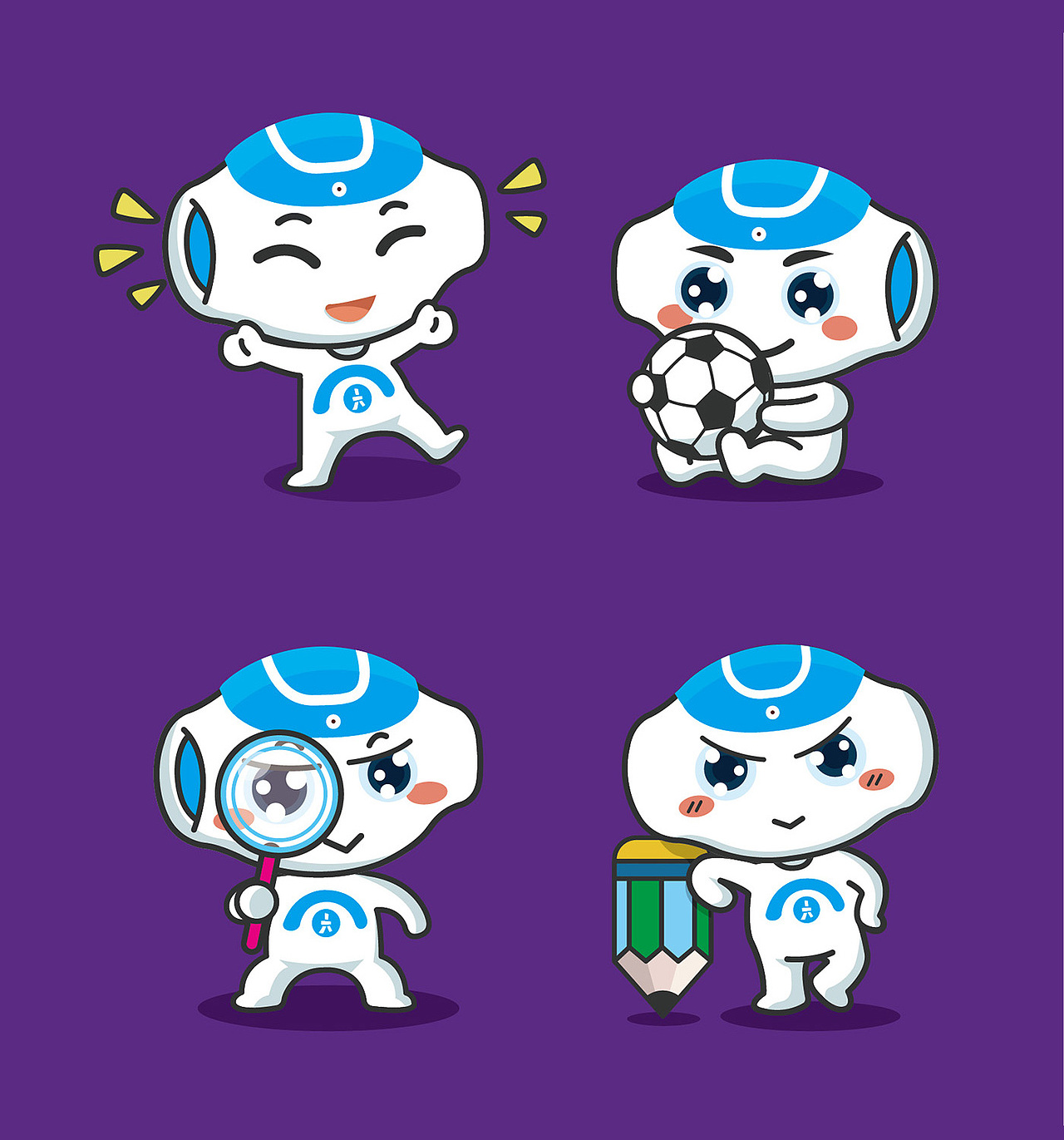 the Mascot Design—humanoid robot NAO(图ZNzM4ODQ5MDg=) - IP形象 - 站酷设计师JET原创素材 - 站酷ZCOOL