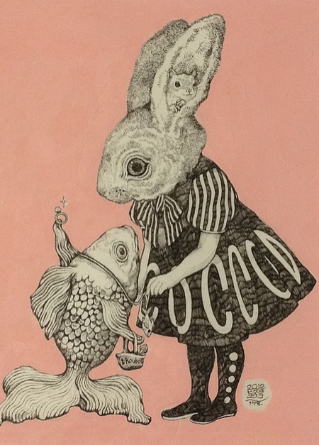 樋口裕子丨gucci御用插画师