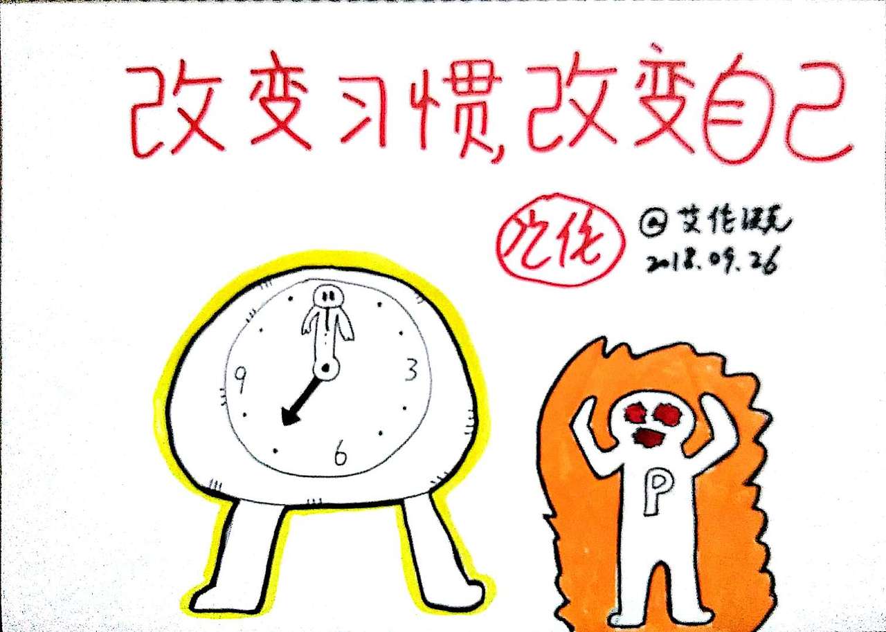 改变习惯,改变自己——艾伦汕头/插画师/5年前/25浏览艾伦沃克