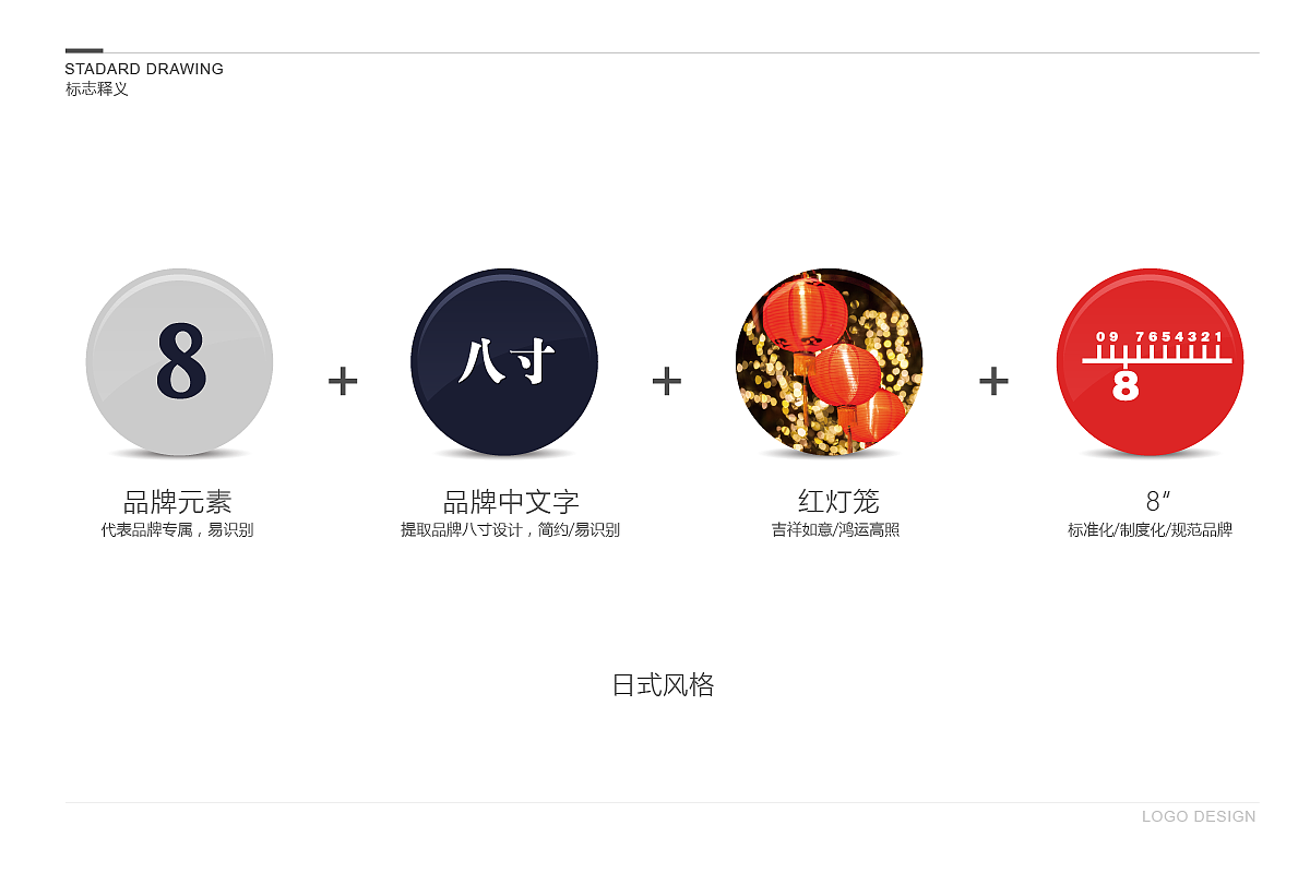 八寸卤味品牌LOGO设计方案提案